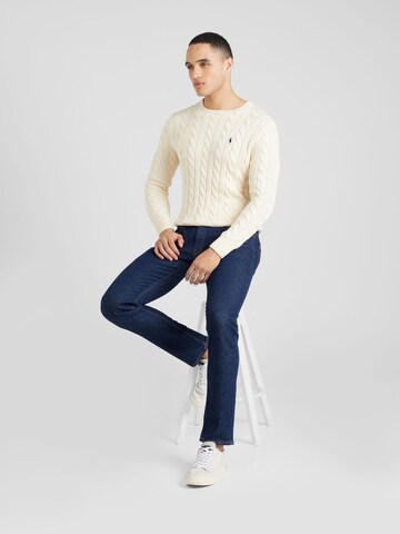 Polo Ralph Lauren Regular fit Пуловер 'DRIVER' в бежово