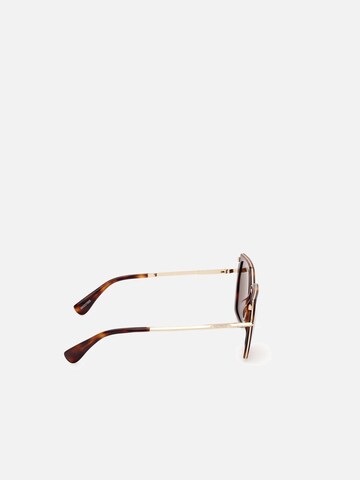 Max Mara Sunglasses 'Maxmara MM0136 Shiny dark green 56/14/140 Women Sunglasses' in Brown