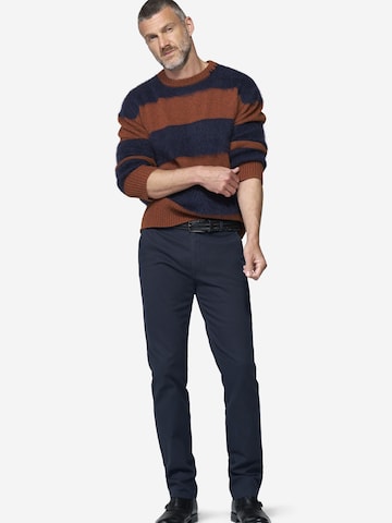 Regular Pantalon chino 'Bonn 2-5627' MEYER en bleu