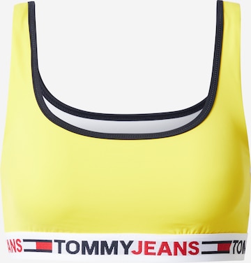 Tommy Hilfiger Underwear Horní díl plavek – žlutá: přední strana