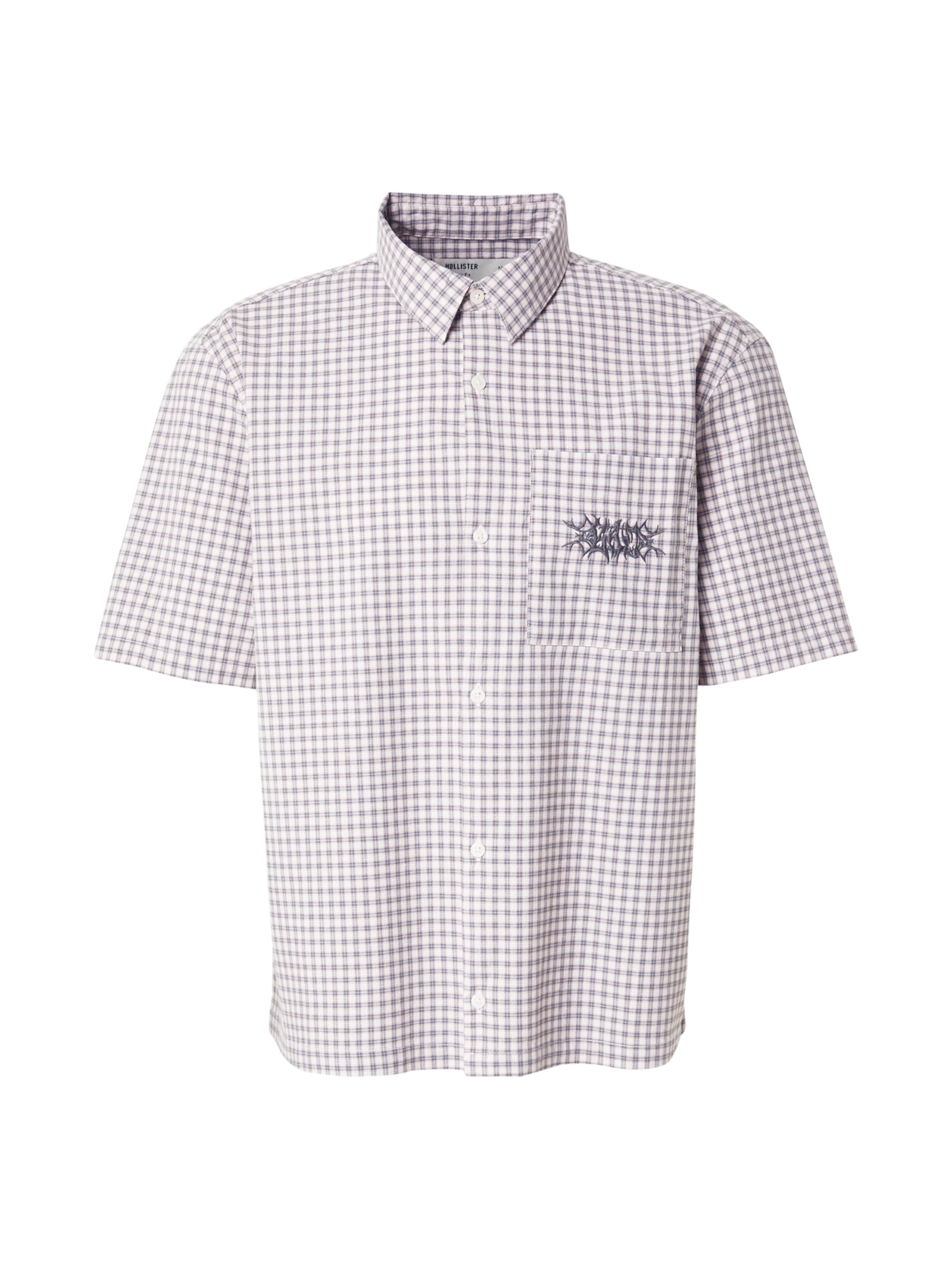 HOLLISTER Regular Fit Hemd in Braun: Vorderseite