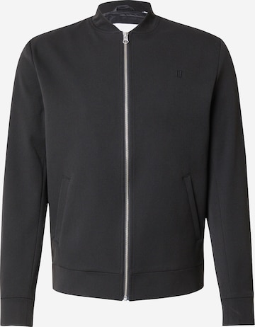 Coupe regular Veste de survêtement Les Deux en noir : devant