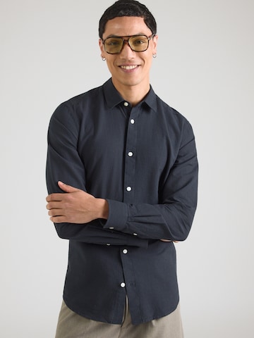 Only & Sons Slim fit Button Up Shirt 'ONSCANTLEY' in Blue: front
