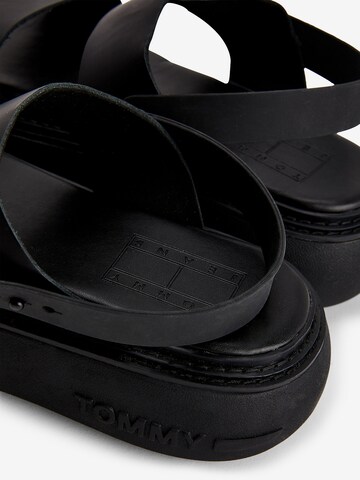 Tommy Jeans - Sandalias en negro