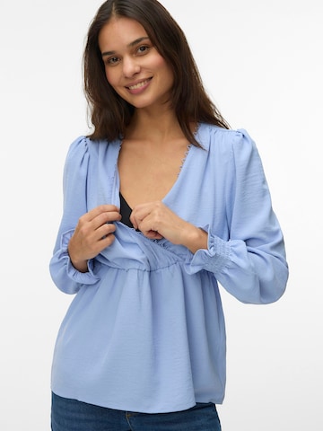 Vero Moda Maternity Blouse 'VMMALVA' in Blauw