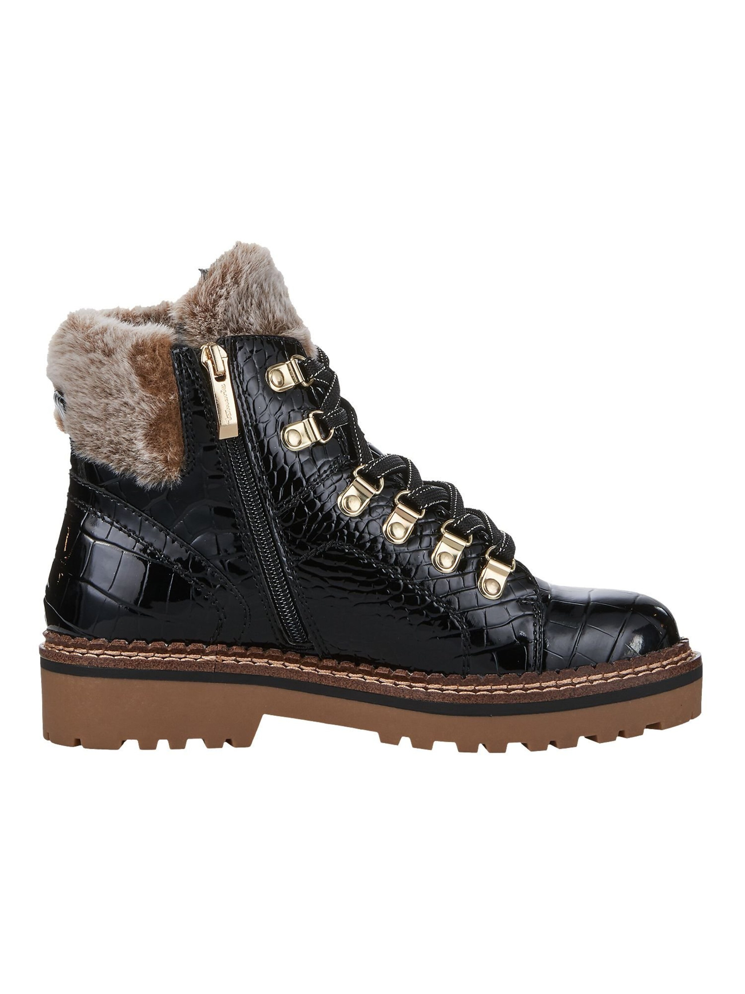 Bottines à lacets Tamaris en noir