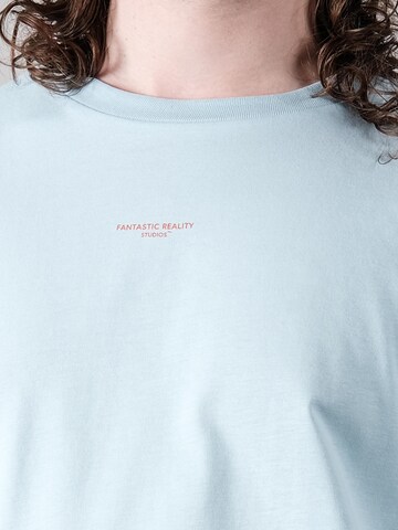 FANTASTIC REALITY STUDIOS Shirt 'MINI LOGO – Bio-Baumwolle'‌‌‌‌‌‌‌‌‌‌ in Blau