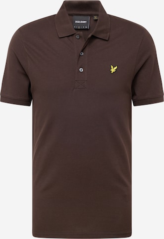 T-Shirt Lyle & Scott en marron : devant