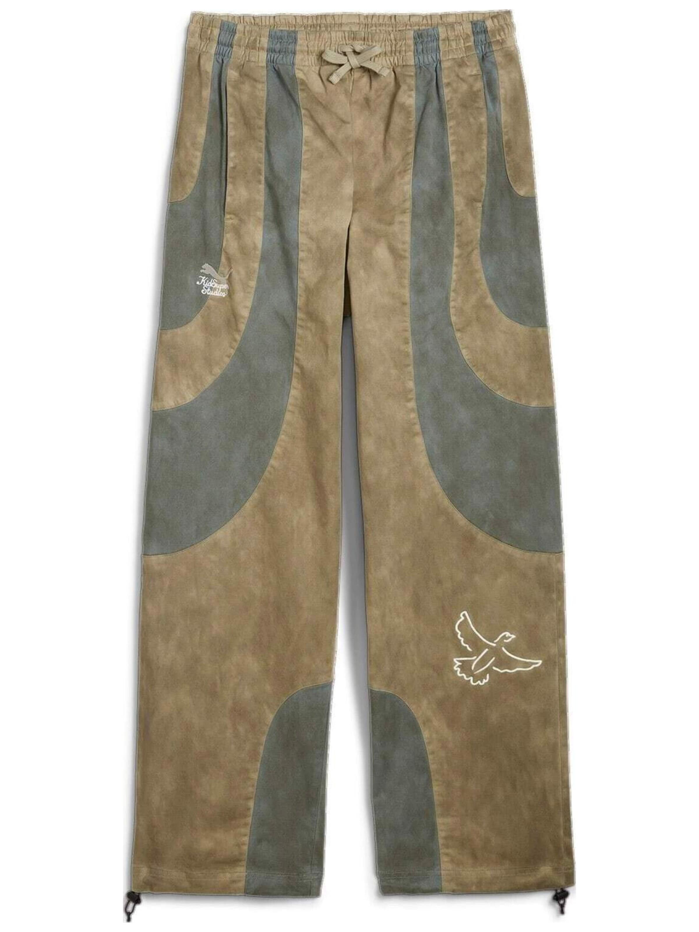 PUMA Regular Sports trousers 'Puma X Kidsuper Track Pants' in Beige: front