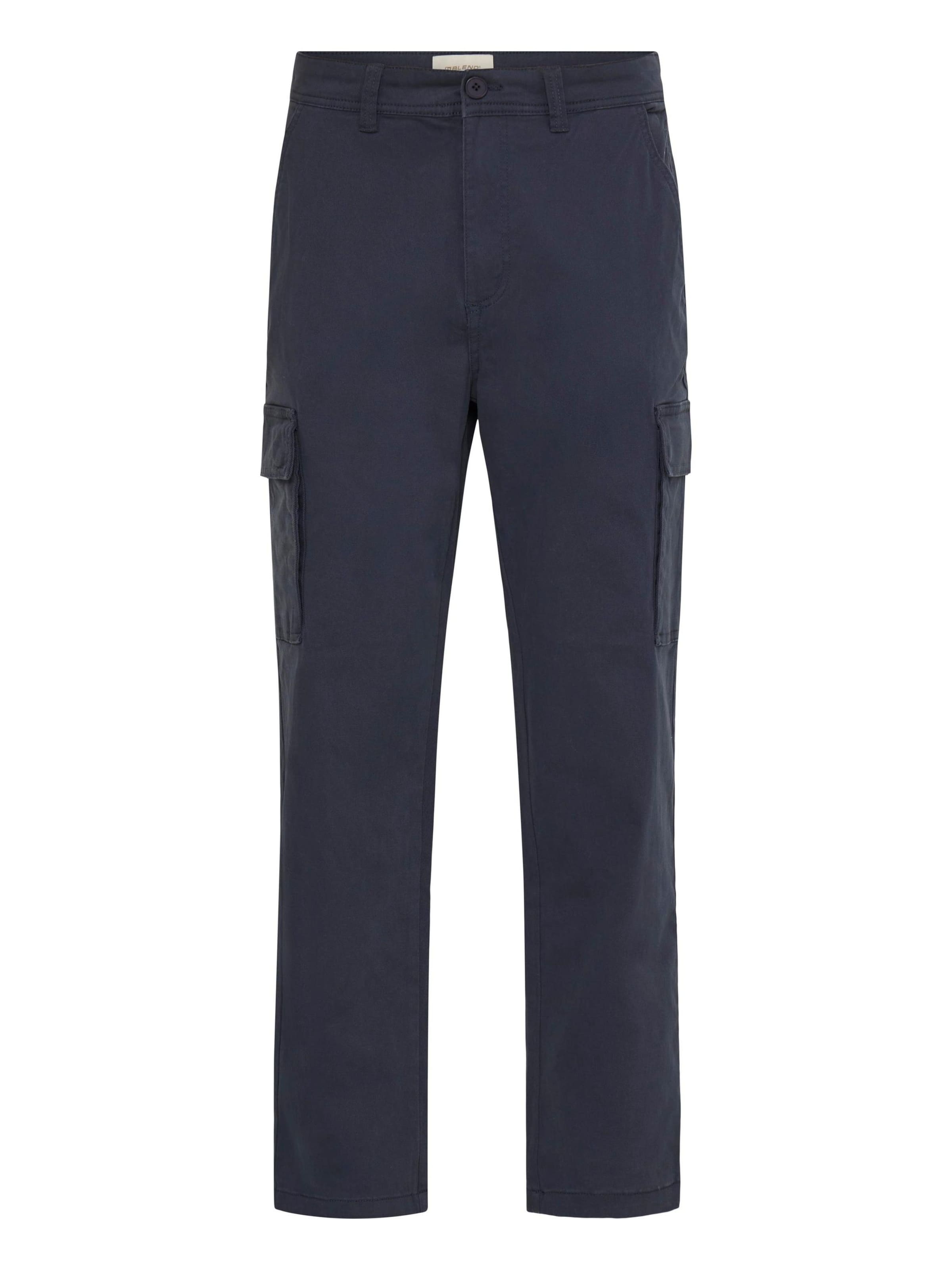 BLEND Regular Cargo trousers 'BHNatan'' in Blue: front