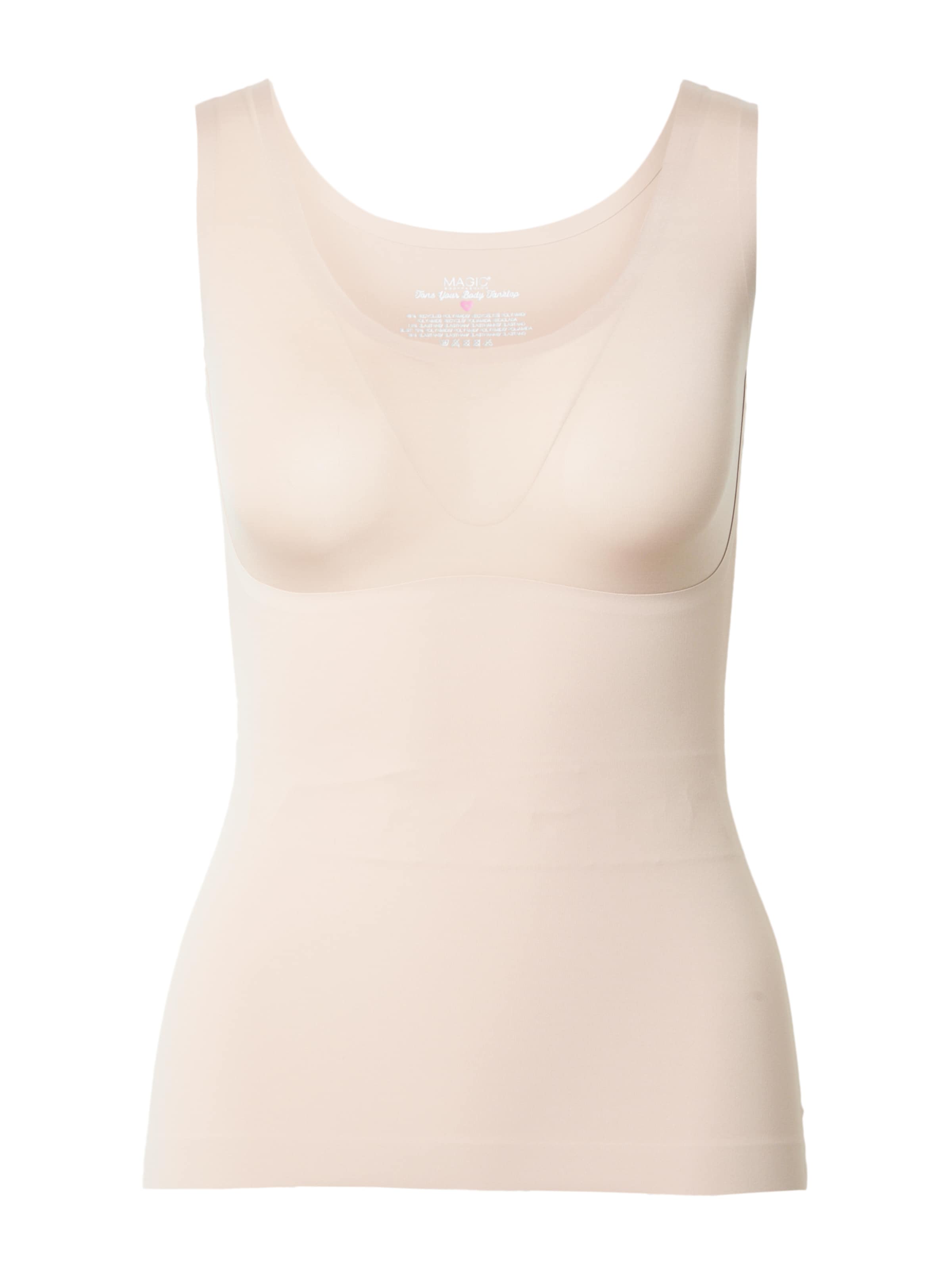 MAGIC Bodyfashion Formujúci top 'Tone Your Body' - Béžová: predná strana