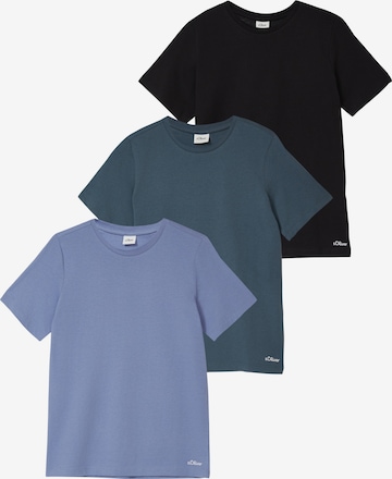 s.Oliver Shirt in Blue: front