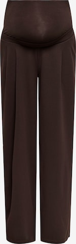 Pantalon 'OLMSANIA' Only Maternity en marron : devant