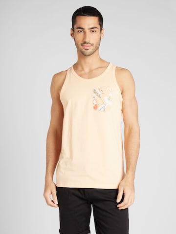 T-Shirt 'CHILL' JACK & JONES en orange : devant