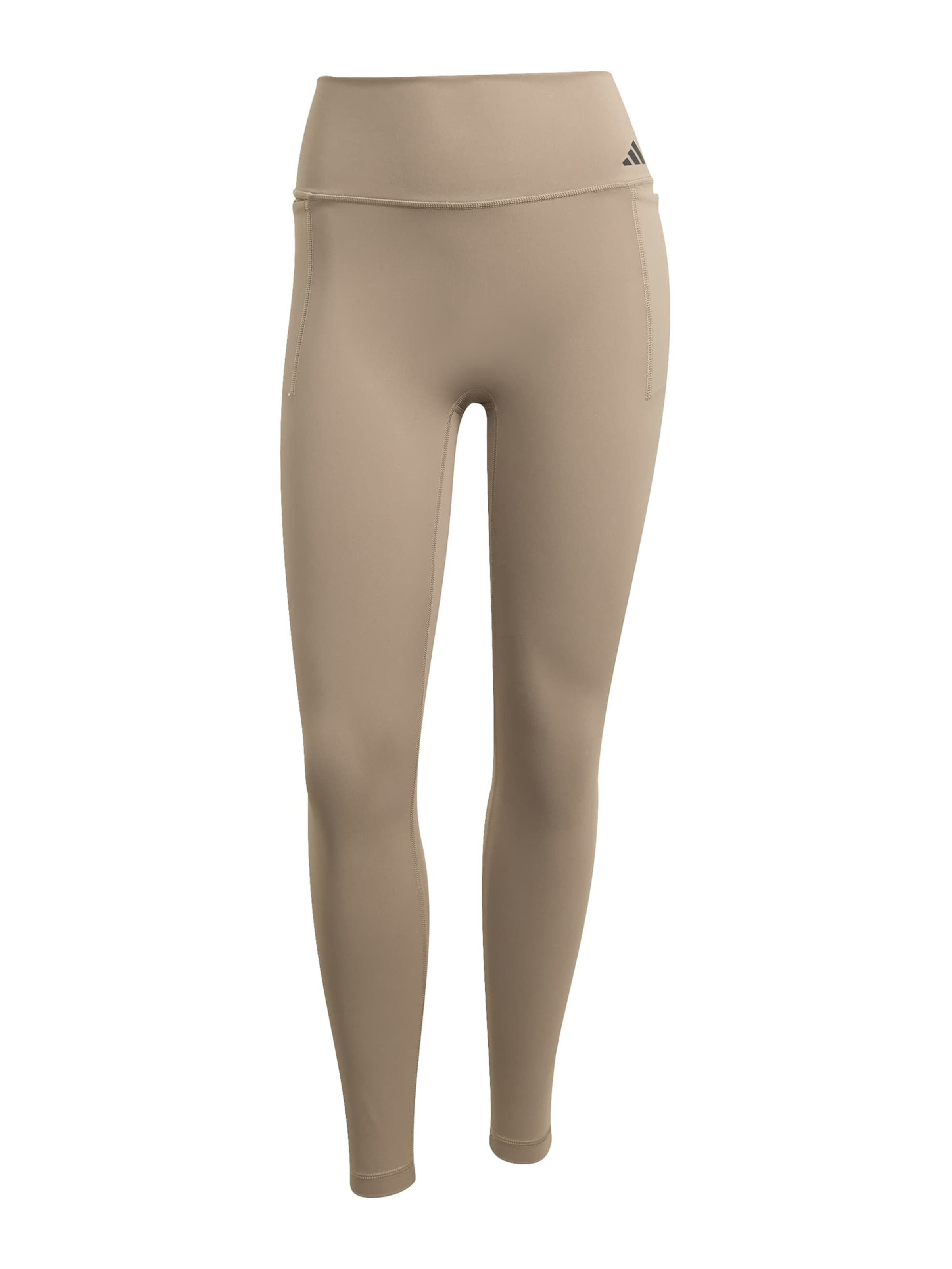 ADIDAS PERFORMANCE Skinny Sports trousers 'OPT' in Brown: front