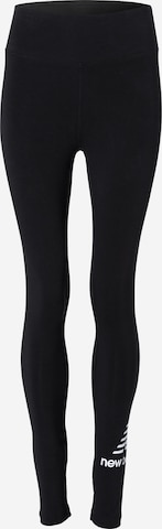 new balance - Skinny Leggings en negro: frente