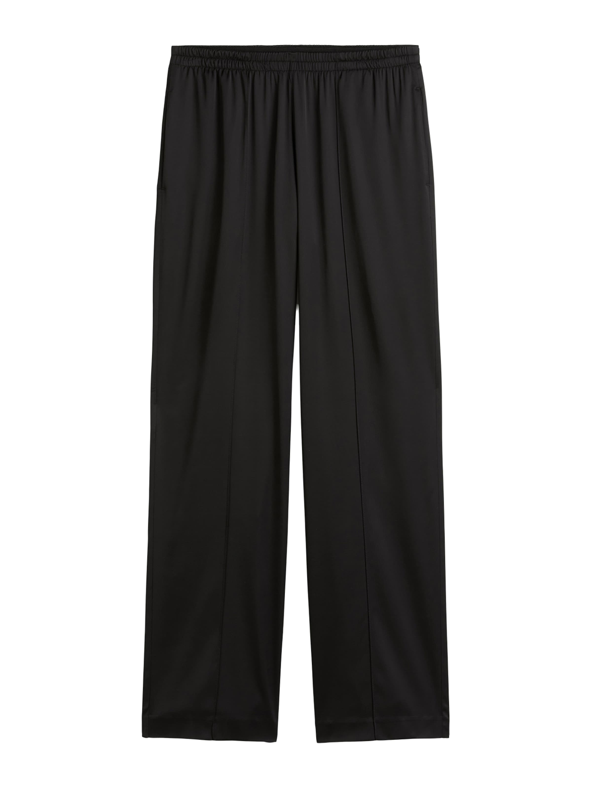 Marc O'Polo Loosefit Broek in Zwart: voorkant