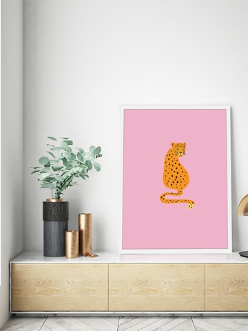 Liv Corday Image 'Panter in Pink' in White