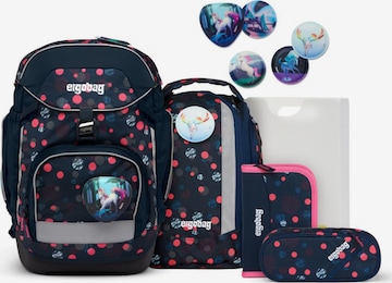 ergobag Backpack 'Set 6tlg.' in Blue: front