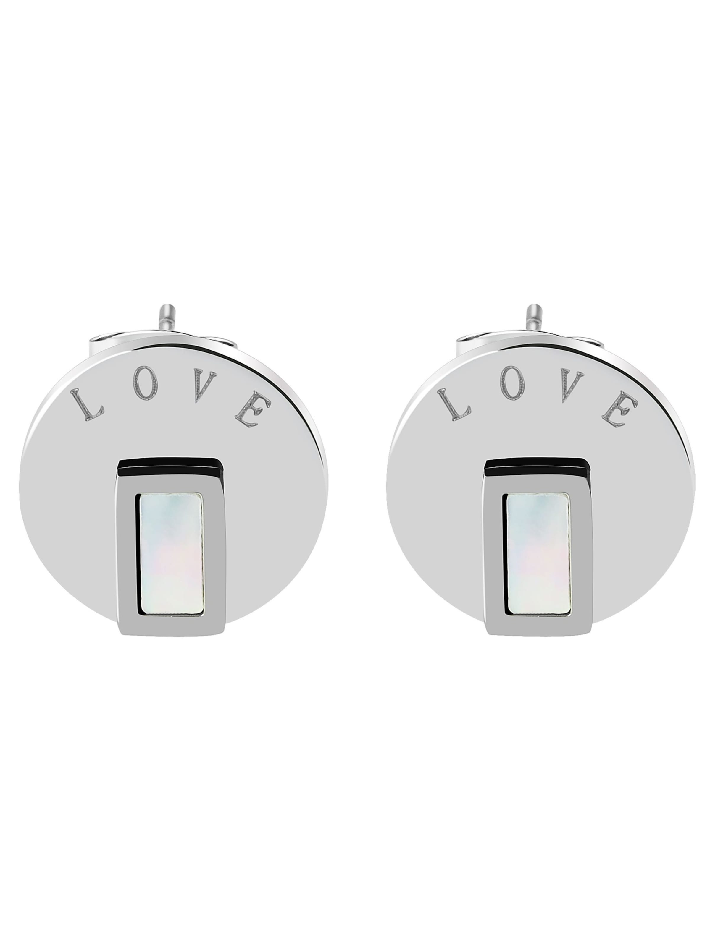 Akzent Earrings 'Pavlina, silberfarbig, langlebig' in Silver: front