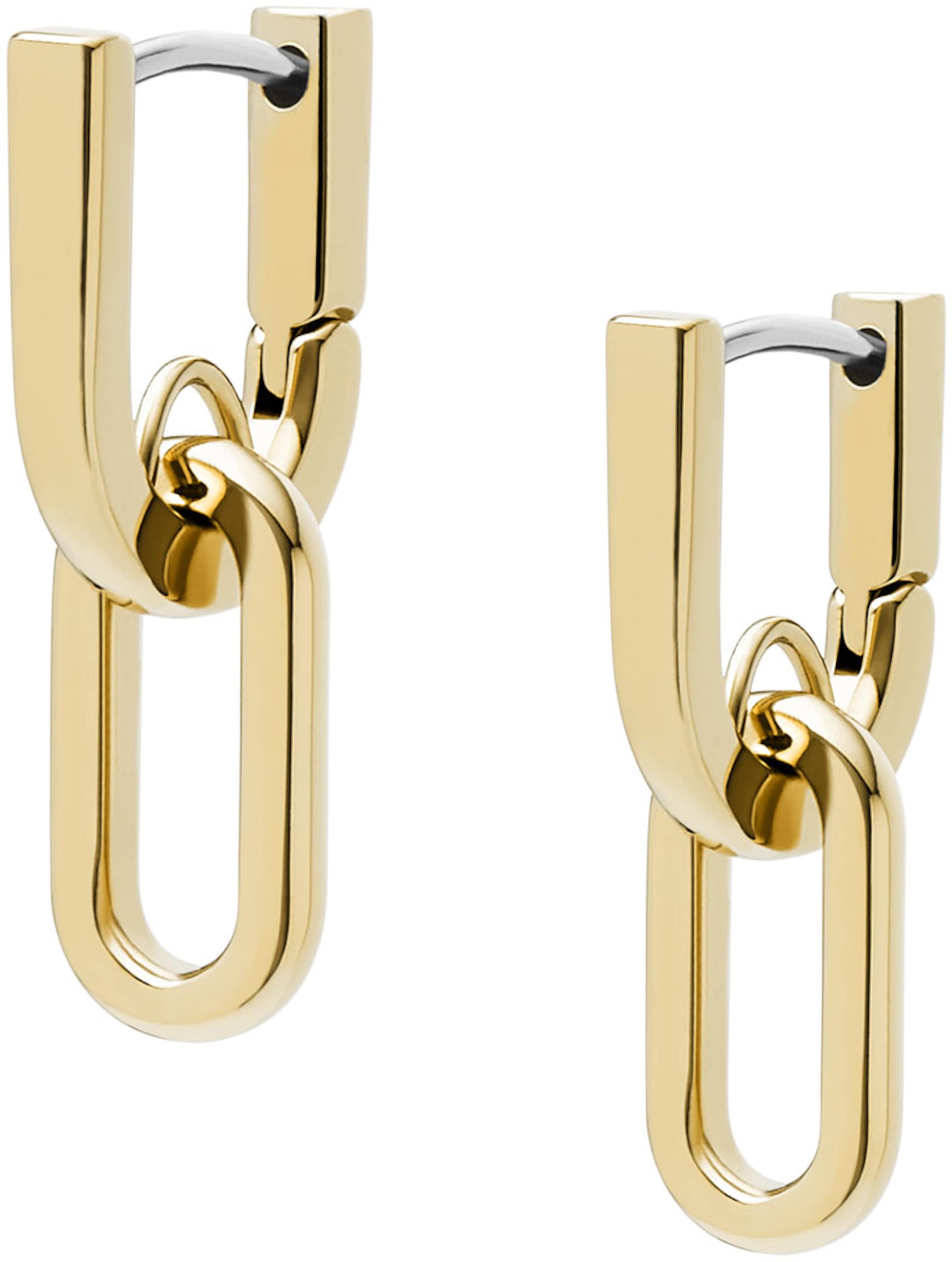 FOSSIL Σκουλαρίκια 'Heritage' σε χρυσό: μπροστά