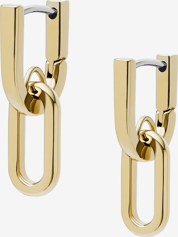 Cercei 'Heritage' de la FOSSIL pe auriu: față