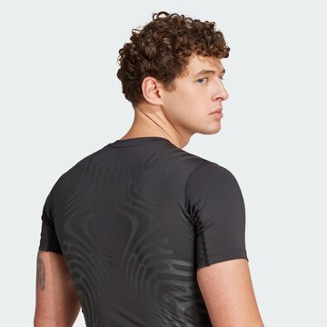 T-Shirt fonctionnel 'Techfit Control' ADIDAS PERFORMANCE en noir