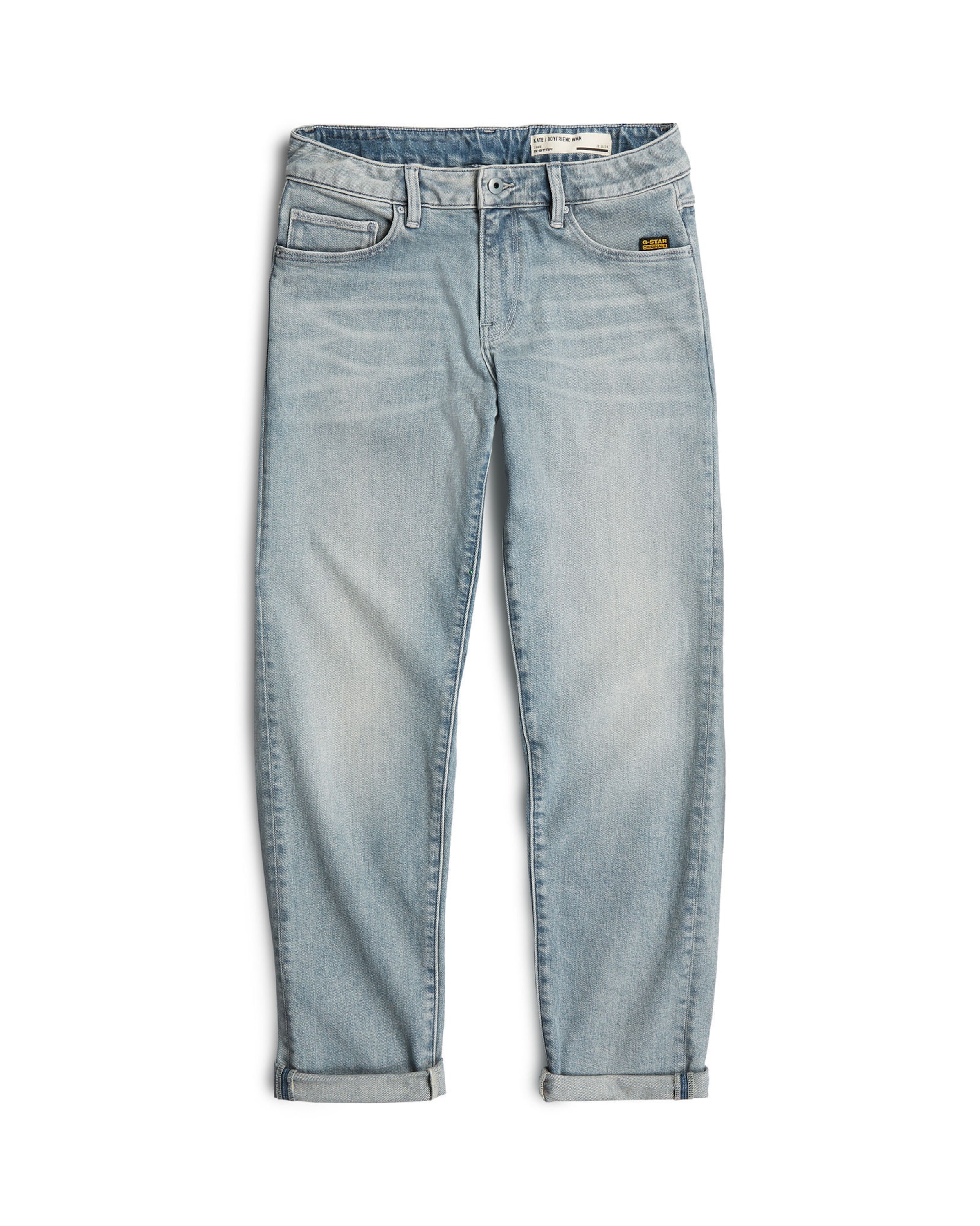 G-STAR Loosefit Jeans 'Kate Boyfriend Jeans' in Grijs: voorkant
