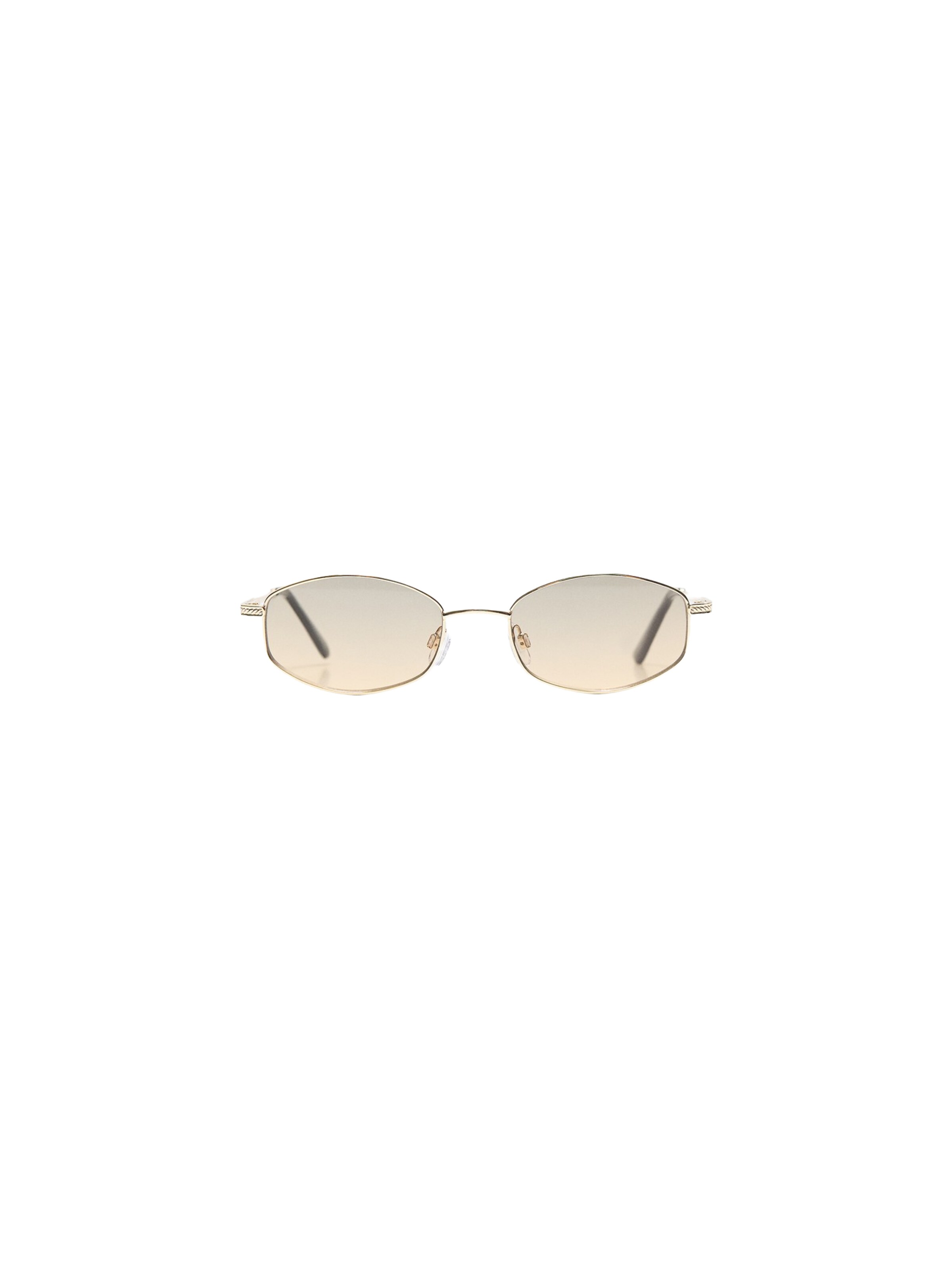 Bershka Sunglasses in One size in Beige / Gold, Item view