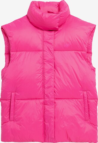 4F Sportbodywarmer in Roze: voorkant