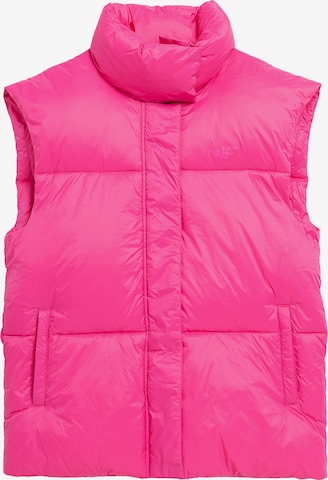4F Sports vest in Pink: front