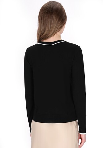 DreiMaster Klassik Strickjacke 'Classic Look' in Schwarz