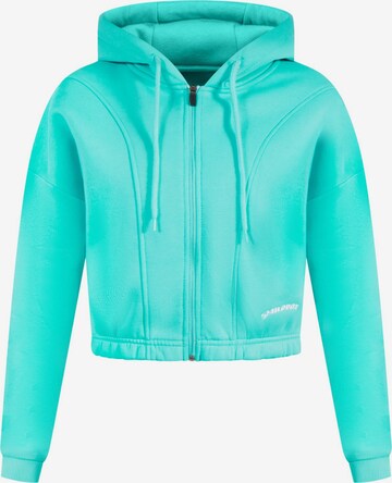 Smilodox Zip-Up Hoodie 'Rayna' in Blue: front