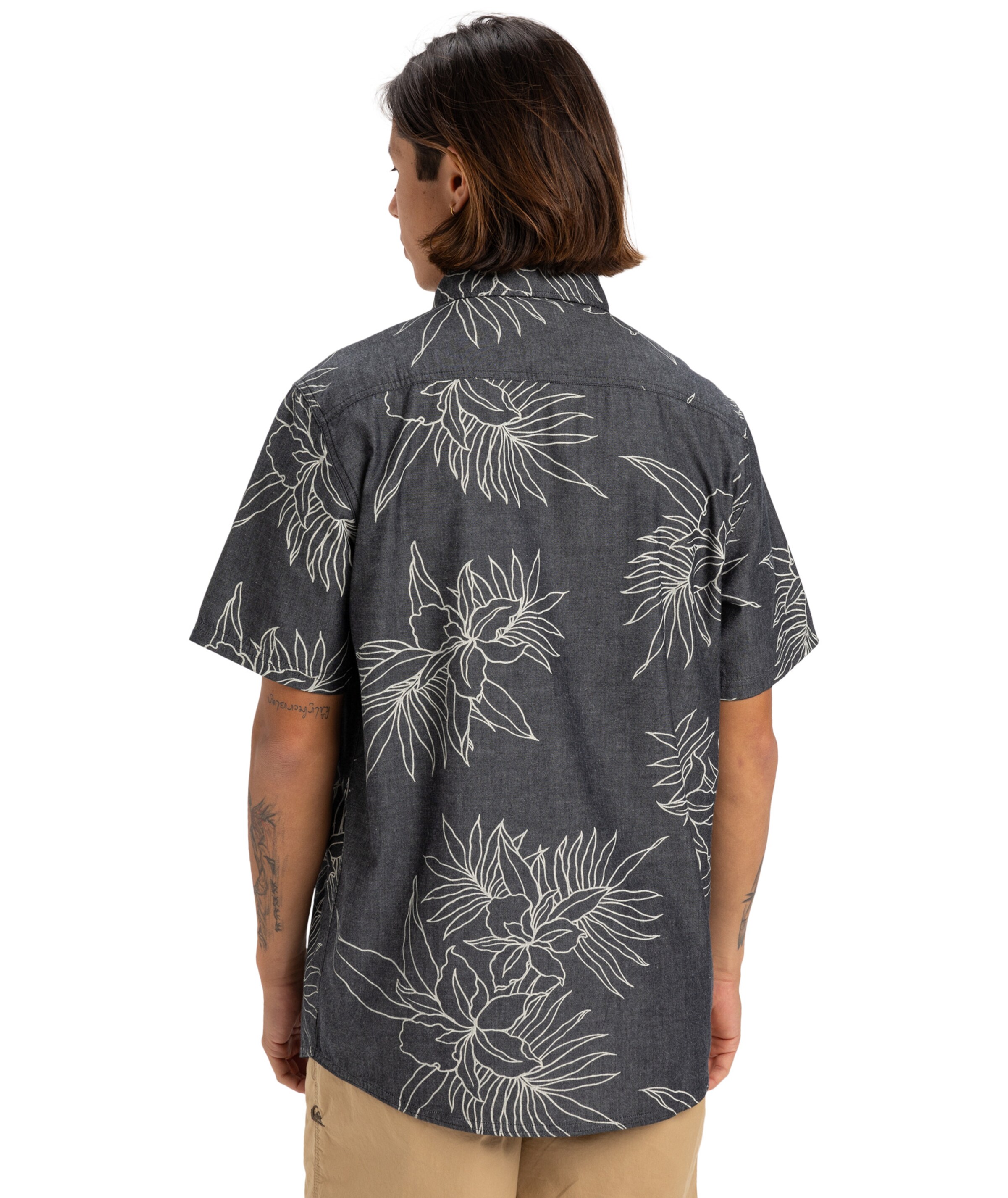 QUIKSILVER Comfort fit Button Up Shirt in Grey