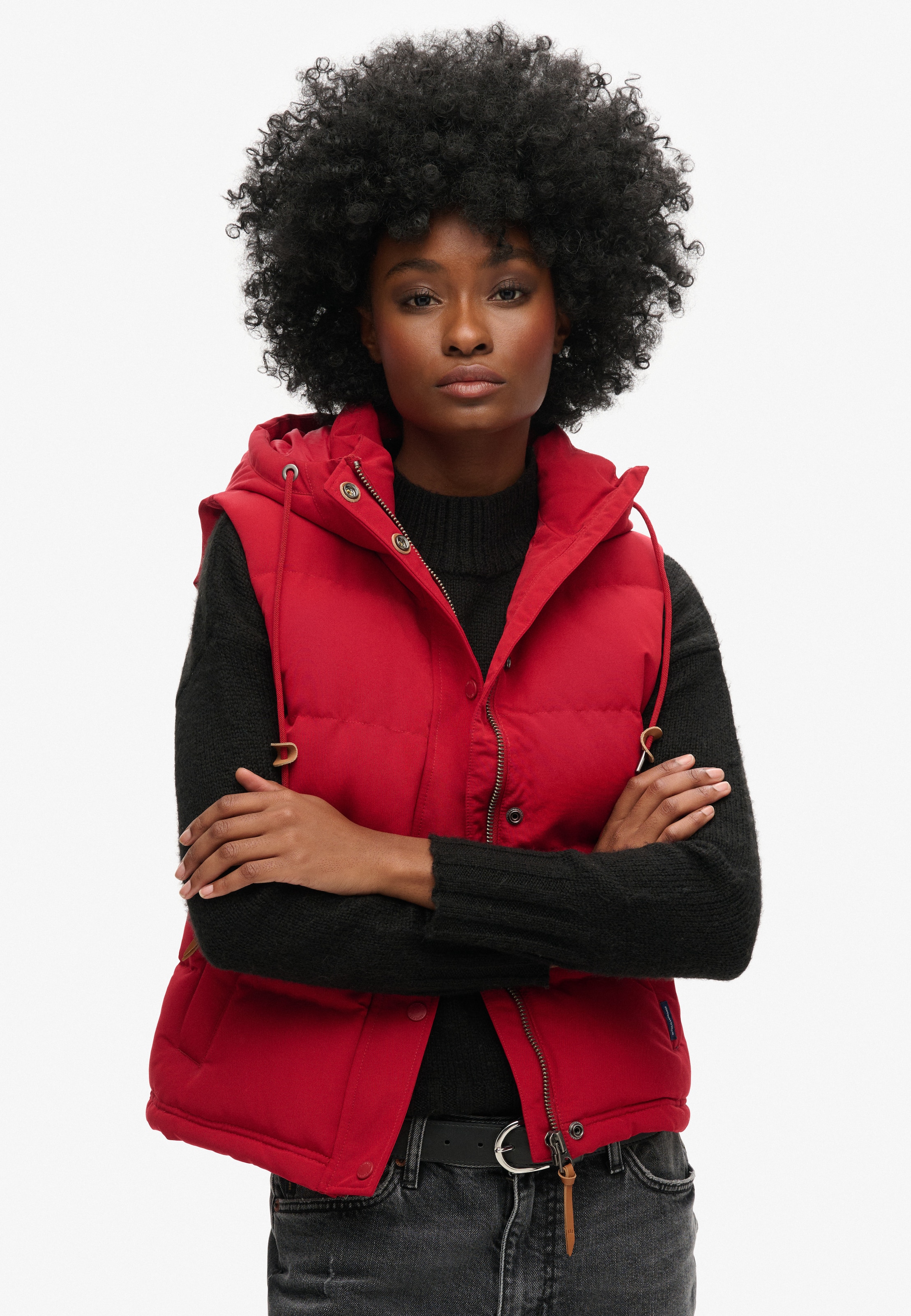 Superdry Bodywarmer in Rood
