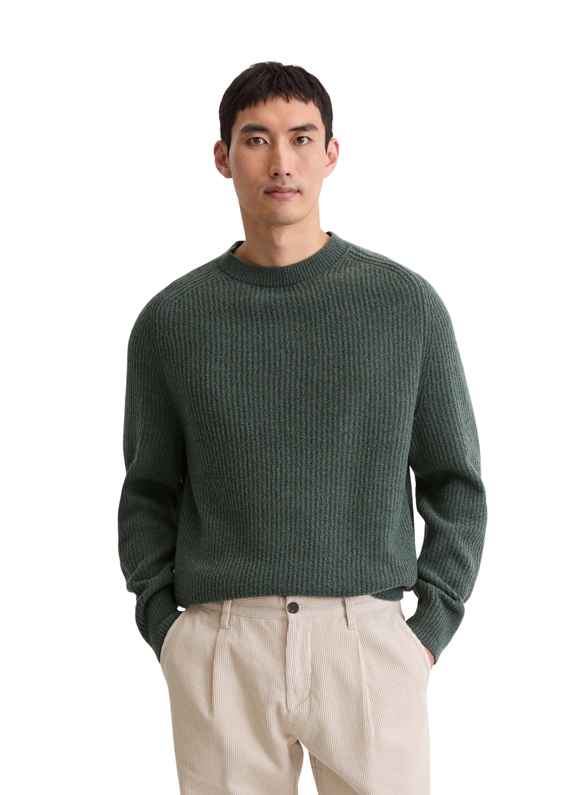 Marc O'Polo Sweater in Green: front
