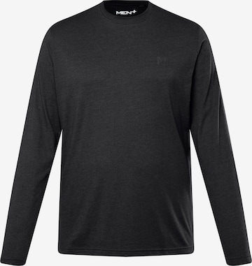 Men Plus Shirt in Schwarz: Vorderseite