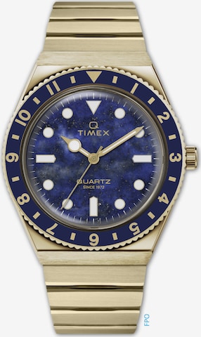 Montre à affichage analogique 'Q Timex®' TIMEX en bleu : devant