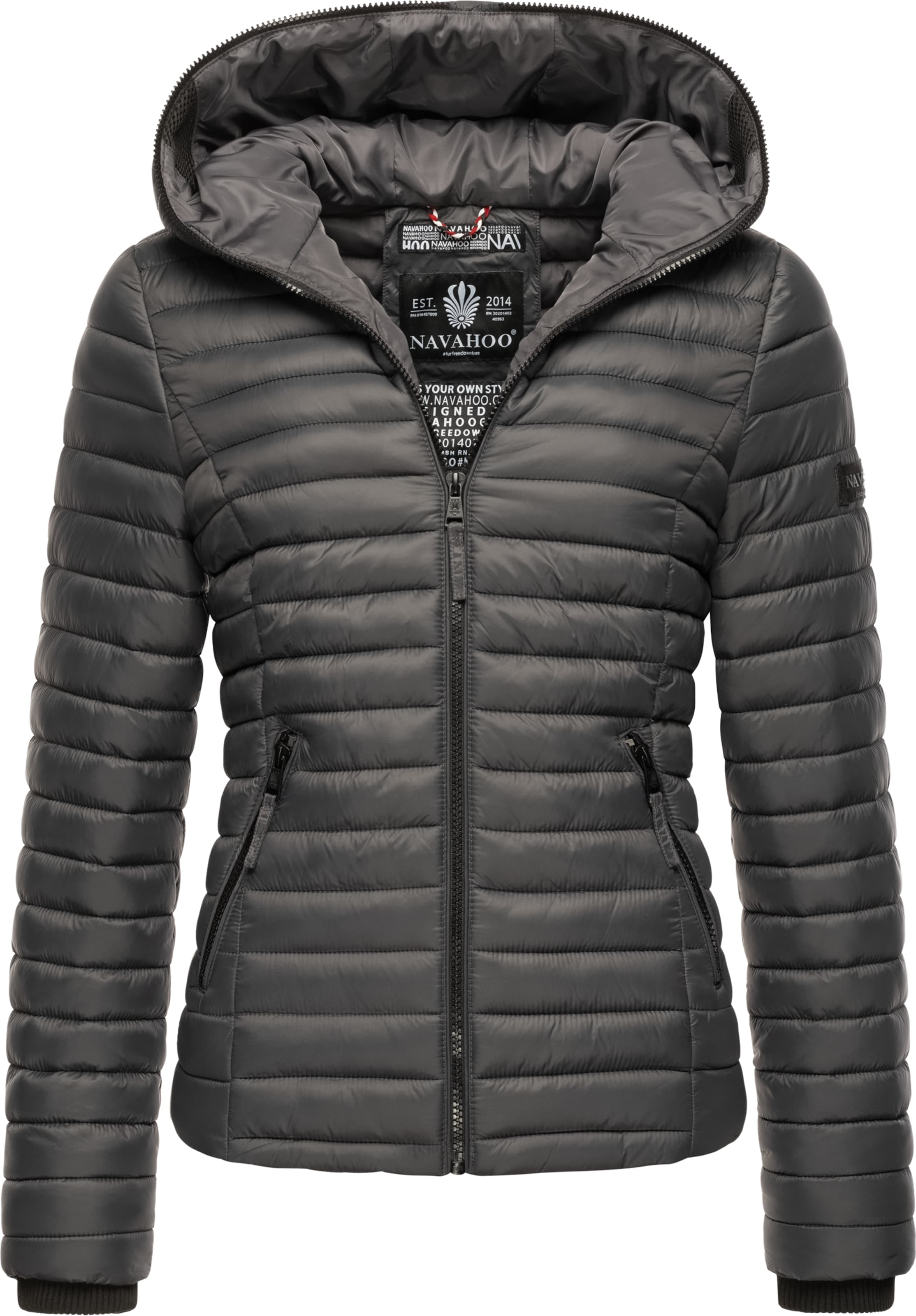 NAVAHOO Kevad-sügisjope 'Kimuk', värv hall: eest vaates