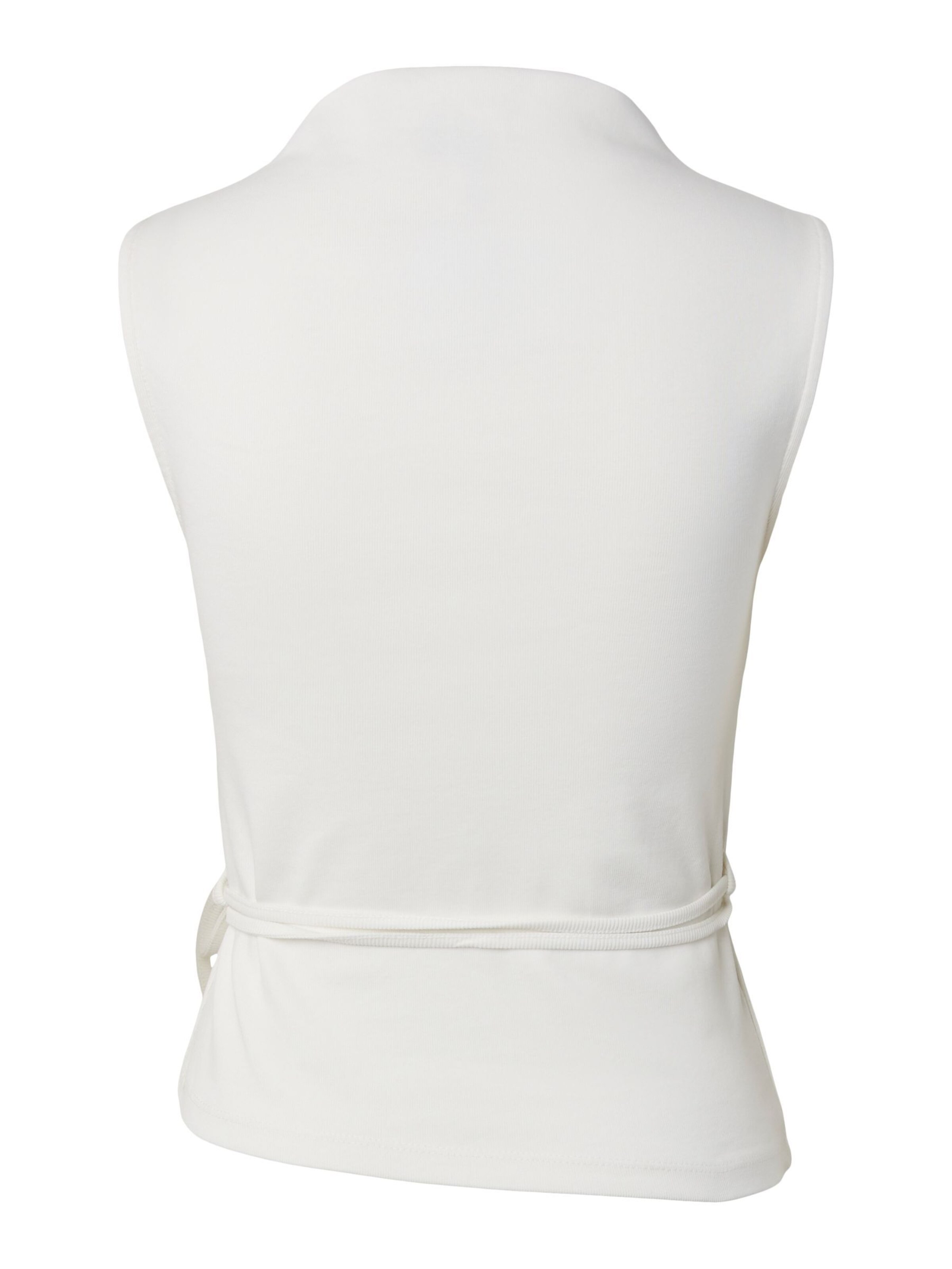 Haut 'PCOlive' PIECES en blanc