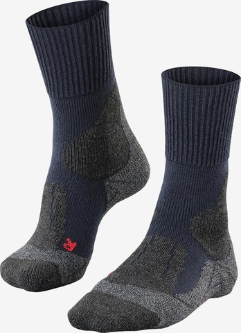 FALKE Sportsocken 'TK1 Adventure' in Blau: Vorderseite