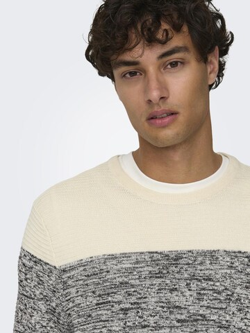 Only & Sons - Jersey en gris