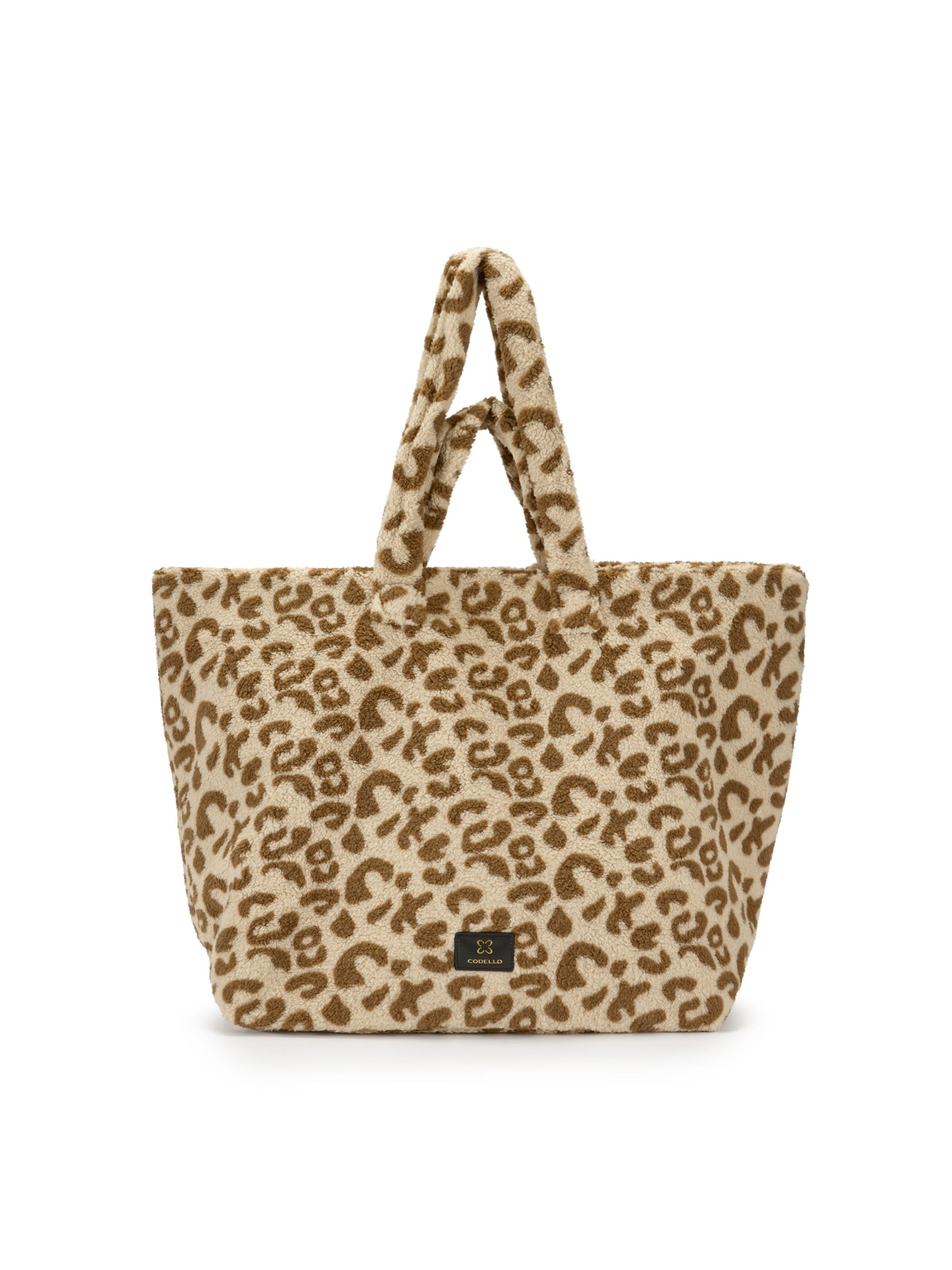CODELLO Shopper in Beige: voorkant