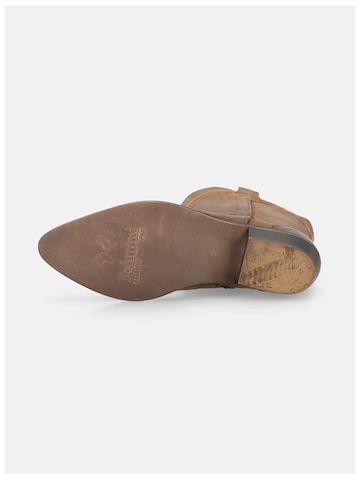 Felmini Wide Fit Cowboy Boots in Brown
