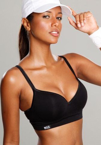 Push-up Soutien-gorge H.I.S en noir : devant