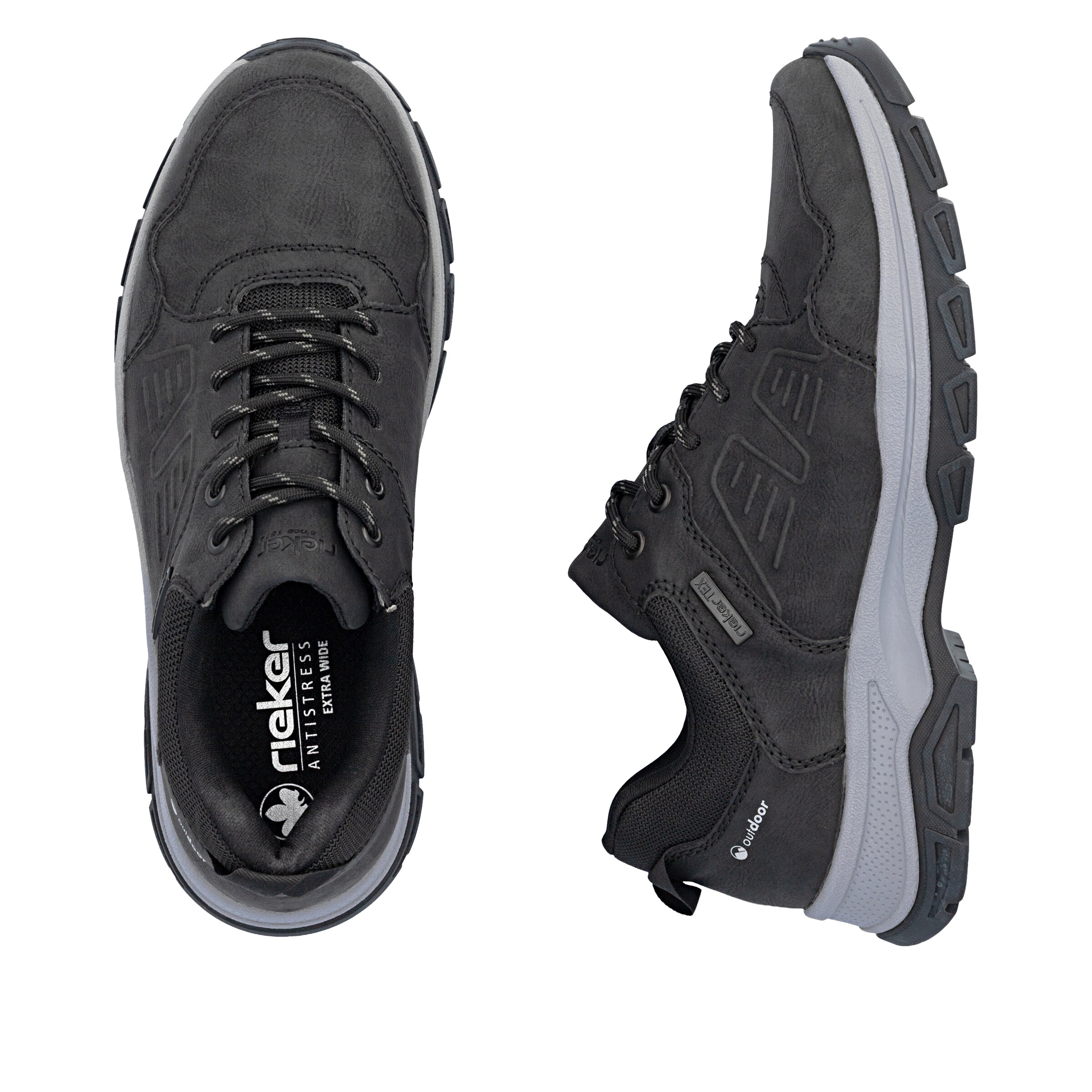 Bottines à lacets '30202' Rieker en noir