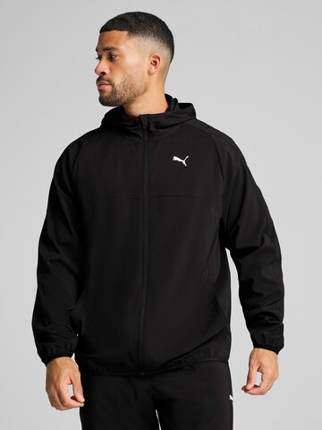 PUMA - Chaqueta de chándal 'Tad Tech' en negro: frente