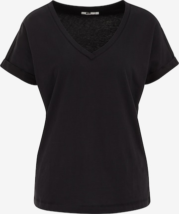 T-shirt WE Fashion en noir : devant