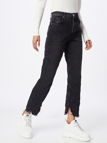 Free People Loose fit Jeans in Black: front