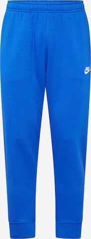 Effilé Pantalon Nike Sportswear en bleu : devant
